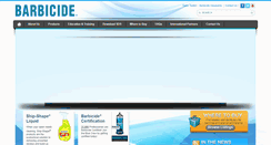 Desktop Screenshot of barbicide.com